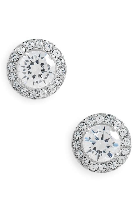 chanel cubic zirconia earrings|cubic zirconia earrings nordstrom.